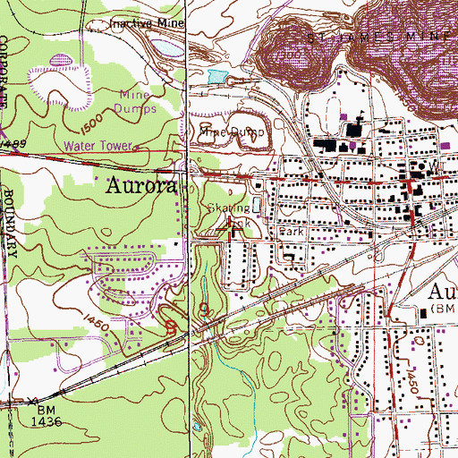 Topographic Map of Redeemer Lutheran Church, MN