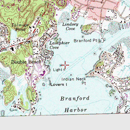 Topographic Map of Big Mermaid, CT
