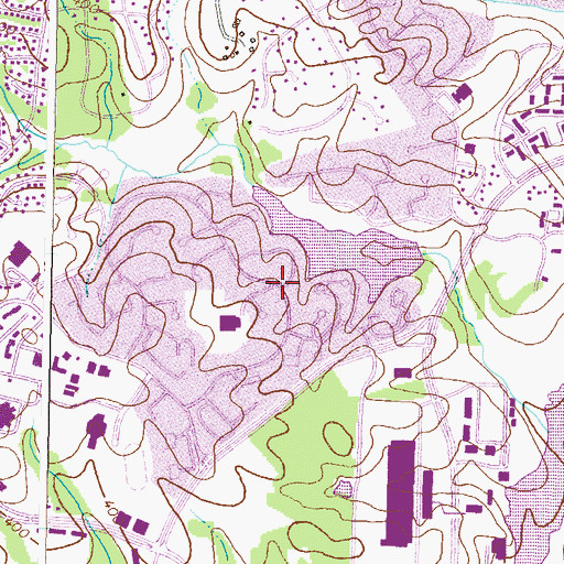 Topographic Map of Bryant Woods Montessori Children's House, MD
