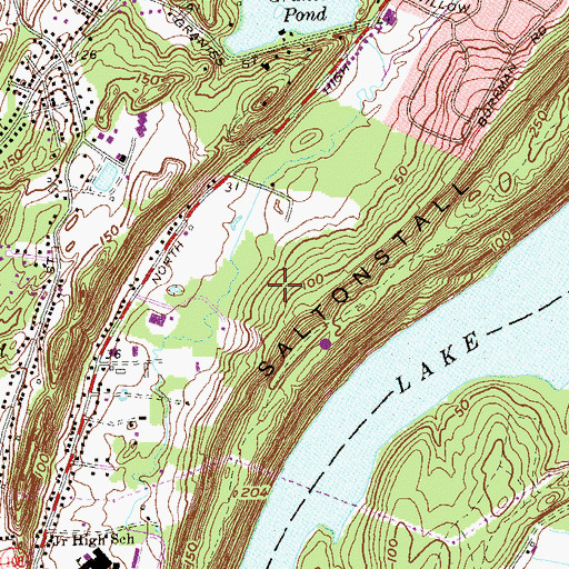 Topographic Map of Town of East Haven, CT