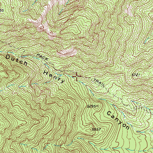 Topographic Map of Dutch Henry Two hundred ninety seven Trail, AZ