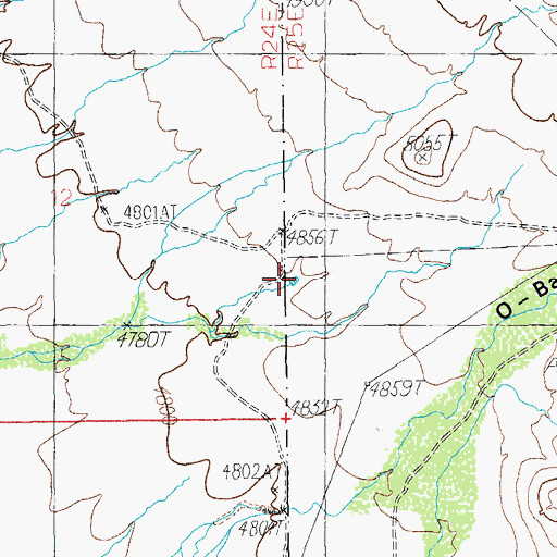 Topographic Map of Horse Pasture Tank, AZ