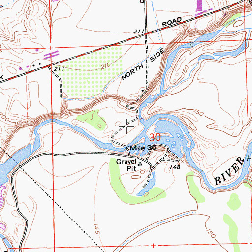 Topographic Map of Ingalsbe Slough, CA