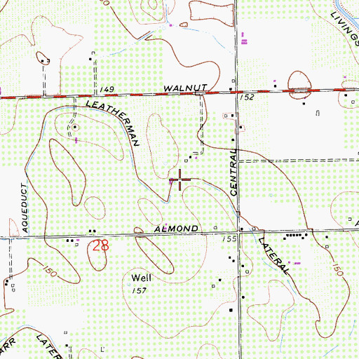 Topographic Map of Leatherman Lateral, CA