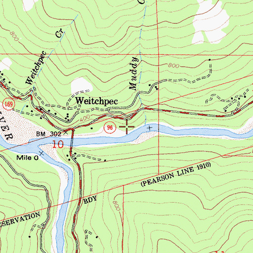 Topographic Map of Muddy Creek, CA