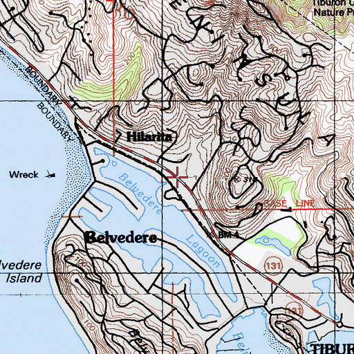 Topographic Map of Reed Elementary School, CA