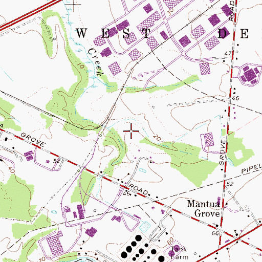 Topographic Map of West Deptford Business Park, NJ
