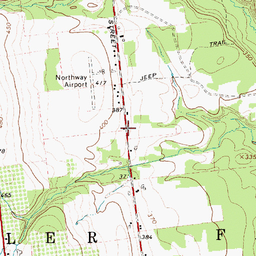 Topographic Map of District School Number 3 (historical), NY
