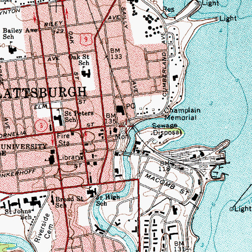 Topographic Map of McDonough Park, NY