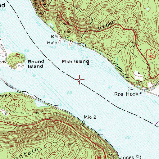 Topographic Map of The Race, NY