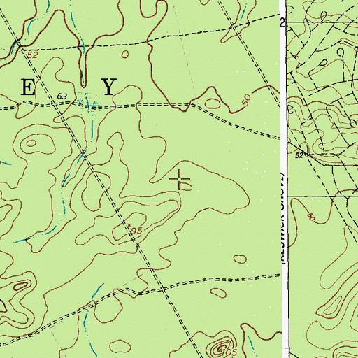 Topographic Map of Holiday Heights Census Designated Place, NJ