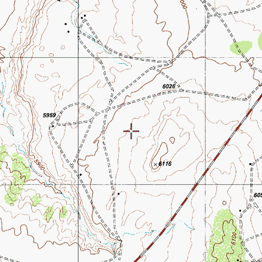 Topographic Map of Kaibito Census Designated Place, AZ