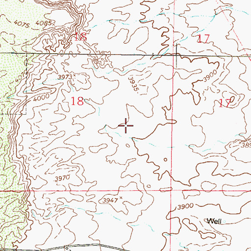 Topographic Map of Santa Teresa Census Designated Place, NM