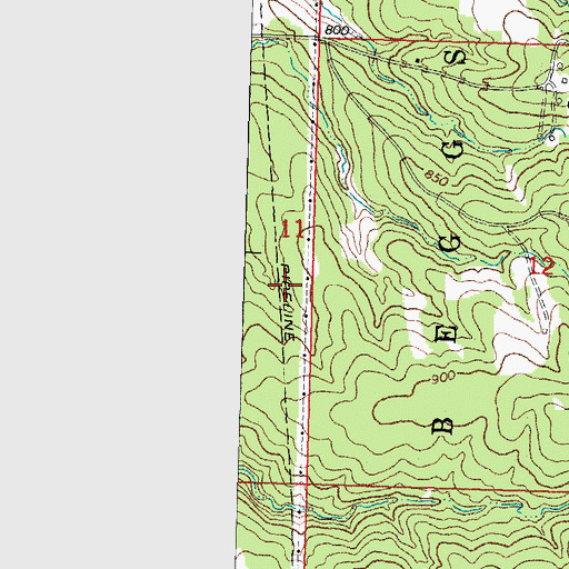 Topographic Map of Town of Winchester, OK