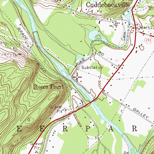 Topographic Map of Neversink Valley Area Museum, NY