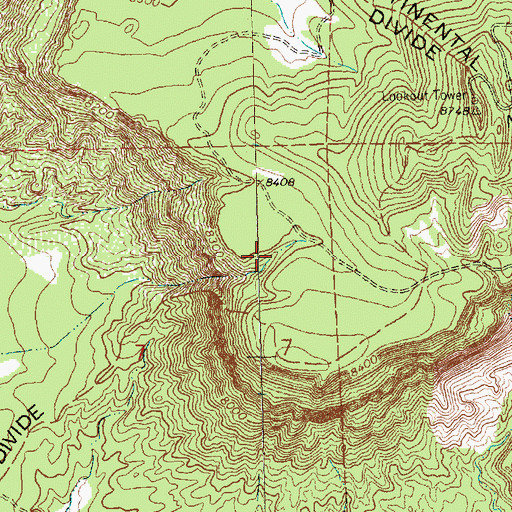 Topographic Map of Thoreau Chapter, NM