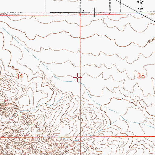 Topographic Map of Fun Valley, CA