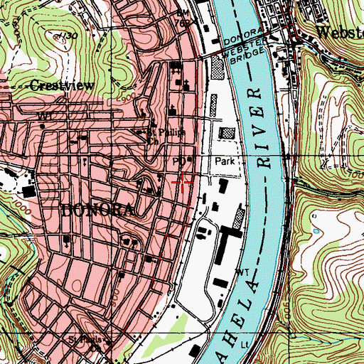 Topographic Map of New Testament Holiness Church, PA