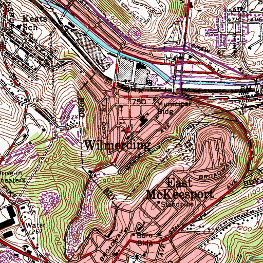 Topographic Map of Solitude Sanctuary, PA