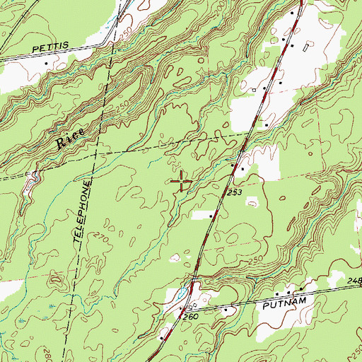Topographic Map of Tanager Woods, NY