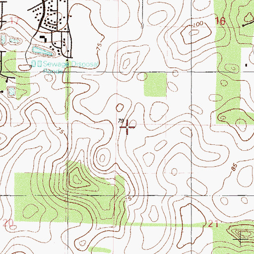 Topographic Map of Southwest Christian Church, FL