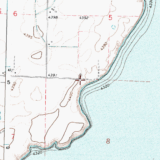 Topographic Map of Spill Q, ID
