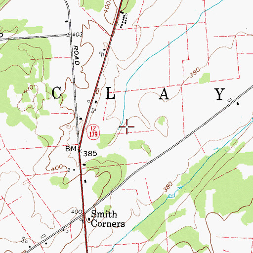 Topographic Map of Ritchie Airfield, NY