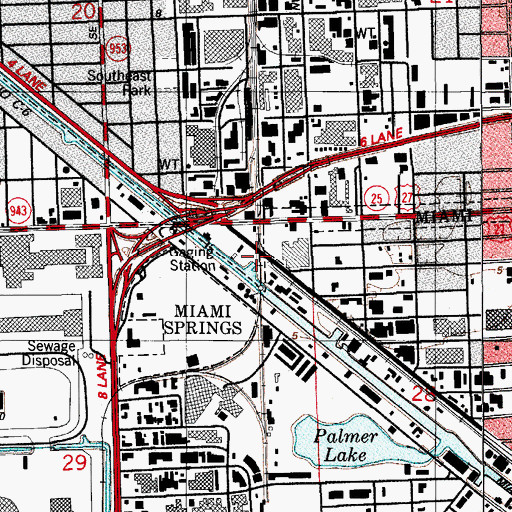 Topographic Map of Eisenberg Slip, FL