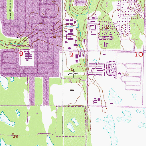 Topographic Map of Florida Institute of Technology Aerospace Laboratory, FL