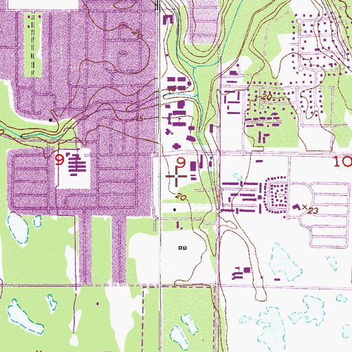 Topographic Map of Florida Institute of Technology ROTC Tower, FL