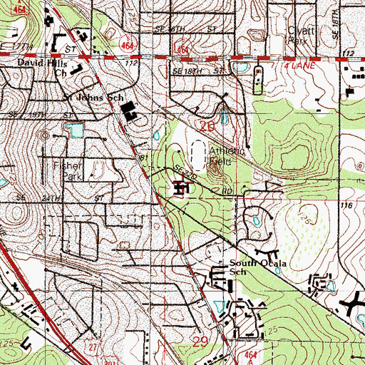 Topographic Map of Discovery Science and Outdoor Center, FL