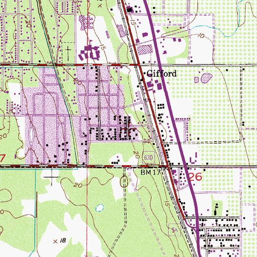 Topographic Map of Holy Temple of God, FL