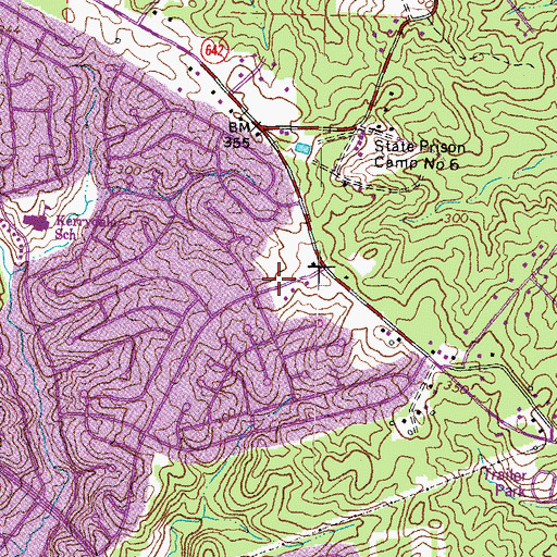 Topographic Map of Church of Christ at Dale City, VA