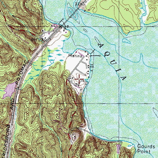 Topographic Map of Rivendell, VA