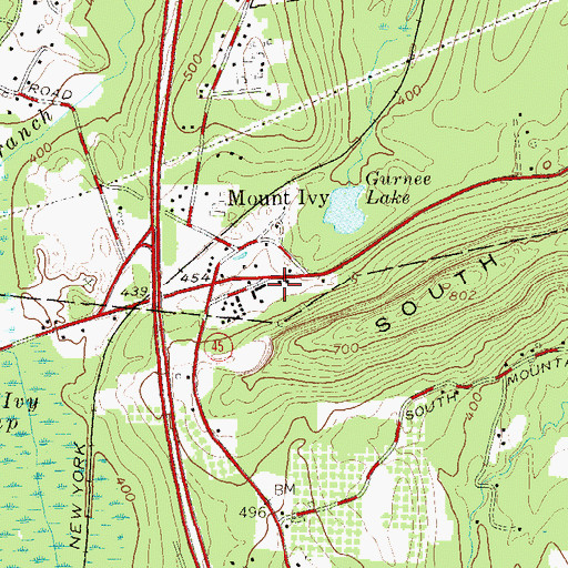 Topographic Map of Mazzaleone Park, NY