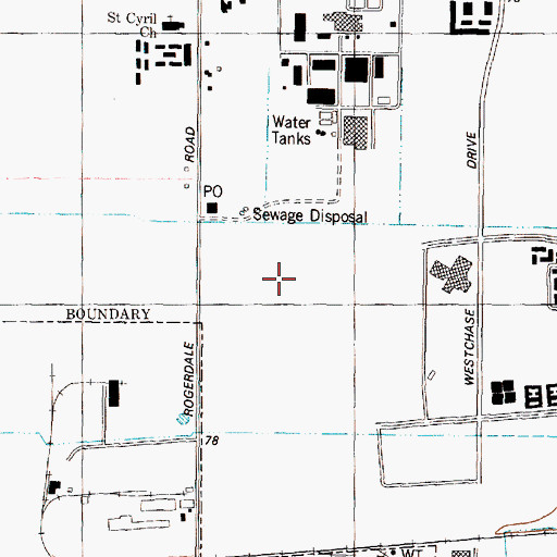 Topographic Map of Alexander Smith Senior High School, TX