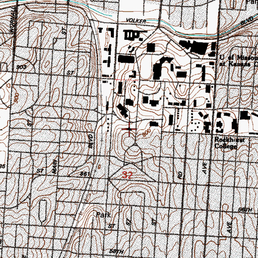 Topographic Map of Epperson House, MO