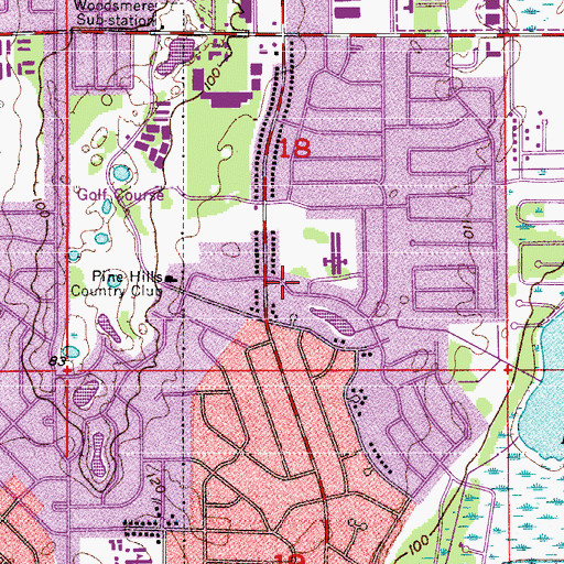 Topographic Map of Mission of Hope Worship Center, FL