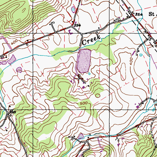 Topographic Map of High Point Camp Pool, PA