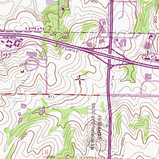 Topographic Map of Williams - Lighton Building, KS