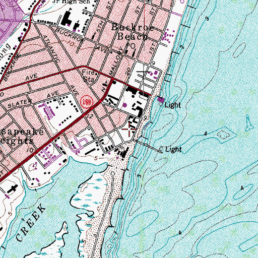 Topographic Map of Gordons Trailer Court, VA