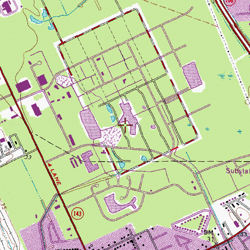Topographic Map of Newport News County Public Library, VA