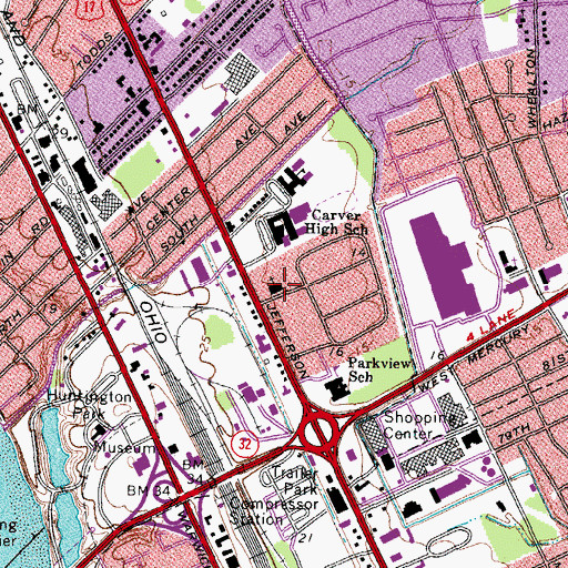 Topographic Map of Dunamis Christian Center, VA
