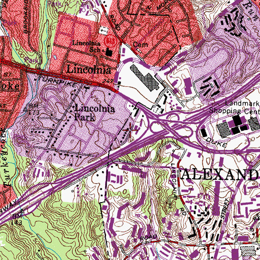 Topographic Map of Hemere Noah Kidanemeheheret Church, VA