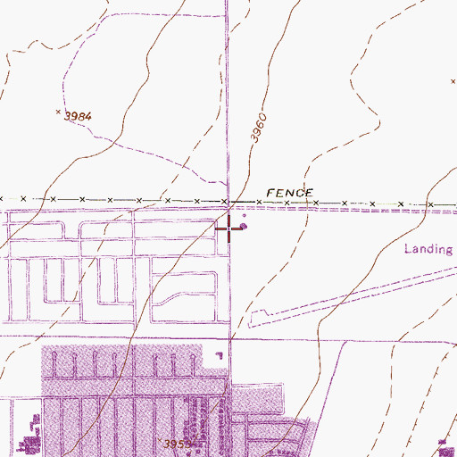 Topographic Map of El Paso Fire Department Station 28, TX