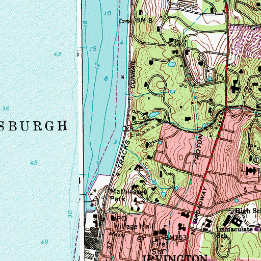 Topographic Map of Sunnyside Brook, NY
