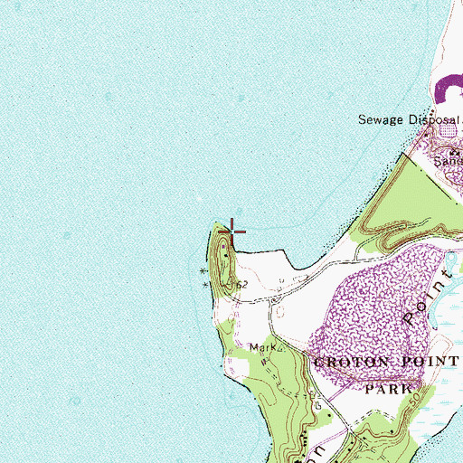 Topographic Map of Northwest Point, NY
