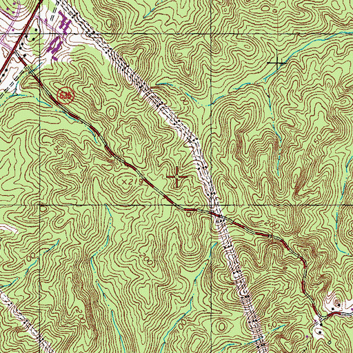 Topographic Map of C. Lacey Compton Neighborhood Park, VA