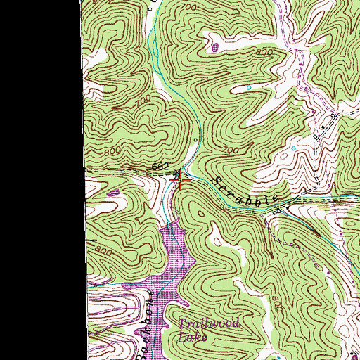 Topographic Map of School Number Thirty-Seven (historical), KY