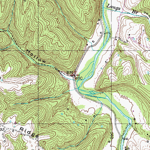 Topographic Map of Salem School (historical), KY